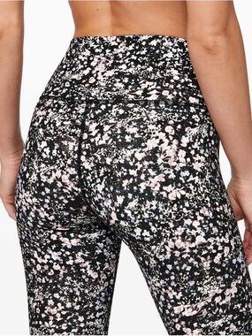 Lululemon high -Waist Floral Print Leggings